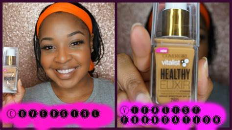 Covergirl Vitalist Foundation First Impression Demo Cjanine66 YouTube