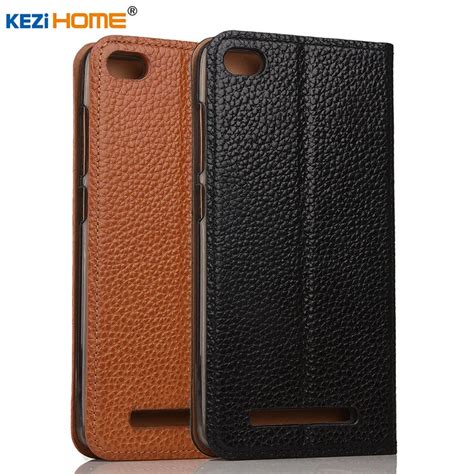 Case For Xiaomi Redmi 5a Case Kezihome Litchi Genuine Leather Flip