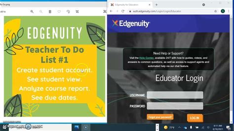 Edgenuity Teacher To Do List 1 Create Student Account For Student View