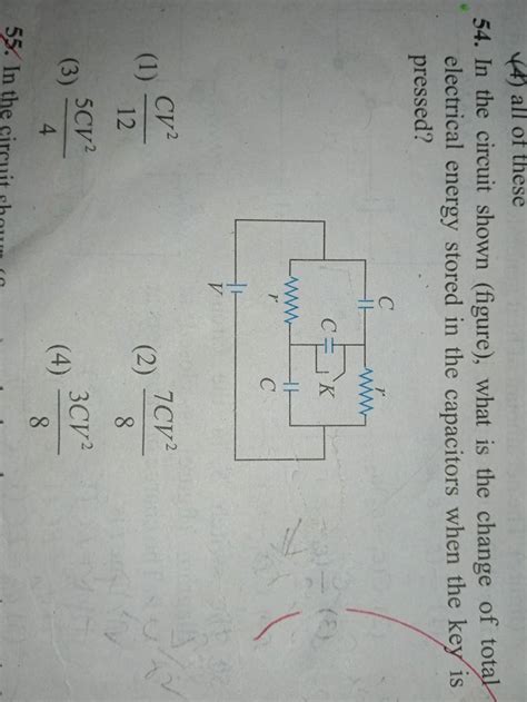 In The Circuit Shown Figure What Is The Change Of Total Electrical Ene