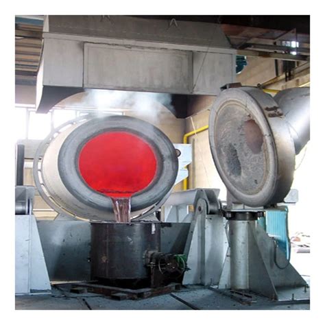 Rotary Furnace 1 Ton Capacity Tilting Aluminium Melting Furnace With