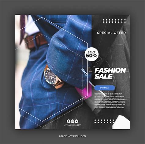 Premium Psd Fashion Sale Square Banner Template