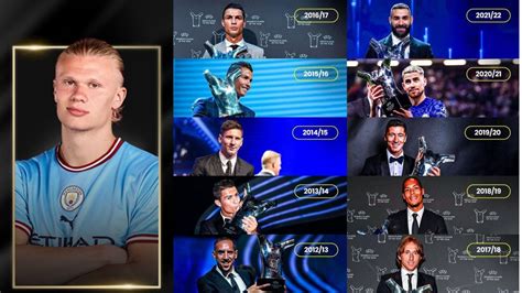 Last Winners Of The Uefa Mens Player Of The Year Award