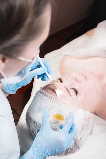 Premium Photo Face Of A Young Woman Close Up Lying Down Cosmetic