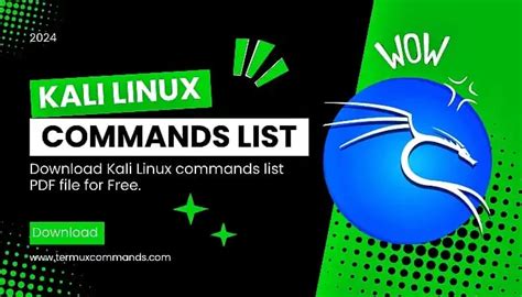 Kali Linux commands list PDF download Archives - Termux Commands