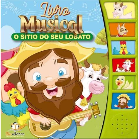 Fazendinha Do Seu Lobato - Livro Musical Infantil O Sítio Do Seu Lobato Fazendinha | Shopee Brasil
