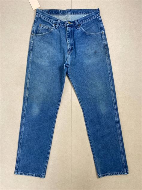 Vintage Vintage Wrangler Straight Cut Faded Blue Jeans Grailed