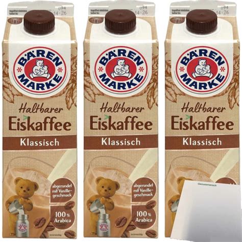 B Renmarke Haltbarer Eiskaffee Klassisch Fett Er Pack X Lite