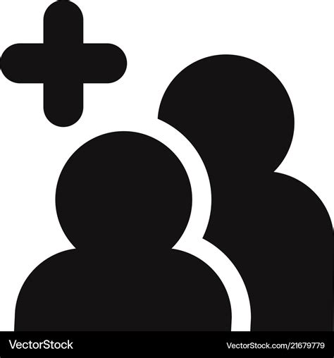 add friends icon royalty  vector image vectorstock