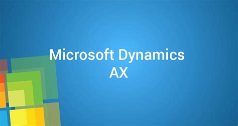 Microsoft Dynamics Ax Smartthink Training Ltd