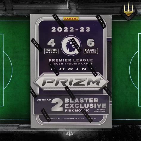 2022 23 Panini Prizm Premier League Epl Soccer 6 Pack Blaster Box