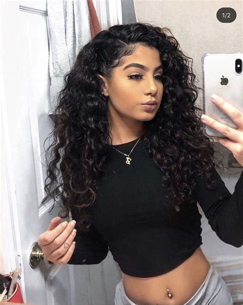 Hairstyles Baddie Curls Idee Per Capelli Ragazze Di Colore Capelli