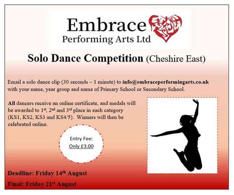 Online Solo Dance Competition | Culture | News | Congleton Nub News