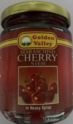 Golden Valley Maraschino Cherries 26oz O Kitchen Convenience