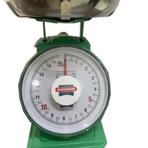 Timbangan Duduk Besi Pegas Jarum Jam Kg Sunhouse Stainless Scale