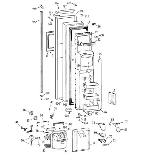 Ge Monogram Refrigerator Parts List Iucn Water