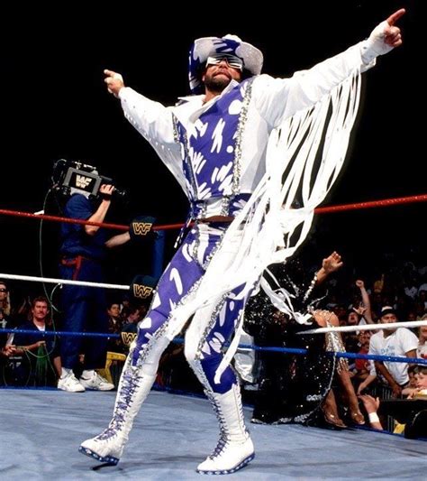 Randy Macho Man Savage At Wrestlemania 7 1991 Macho Man Macho Man