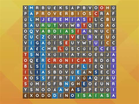 Sopa De Letras Biblica Wordsearch