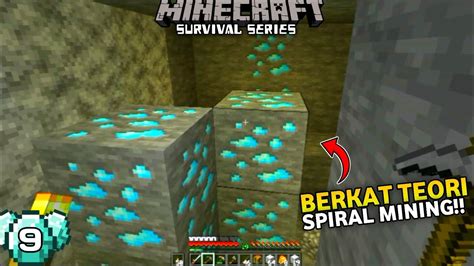 Gw Mencoba Teori Spiral Mining Minecraft Survival Series Eps