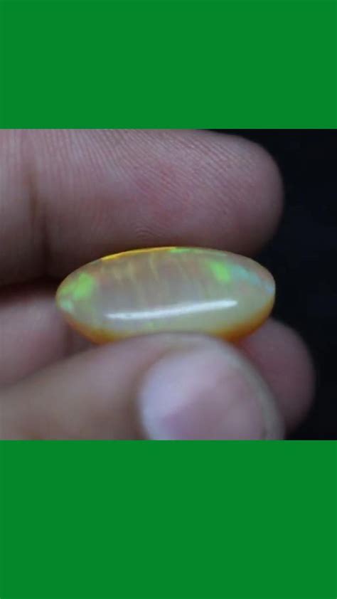 11 Cts Size Brilliant Natural Honeycomb Ethiopian Opal Oval Cabochon