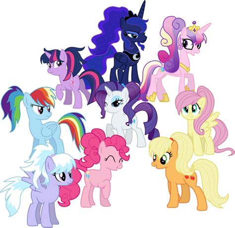 Pony tails | My Little Pony | Pinterest