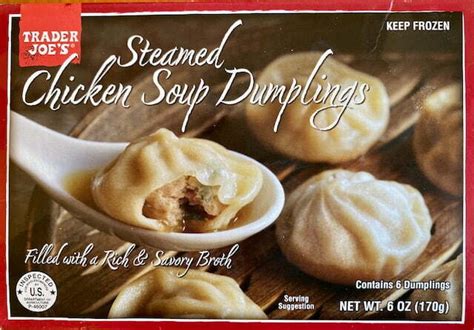 Trader Joes Steamed Chicken Soup Dumplings Review Club Trader Joe S