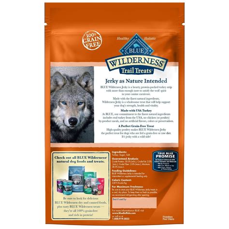 Blue Buffalo Wilderness Trail Treats Grain Free Jerky Dog Treats ...