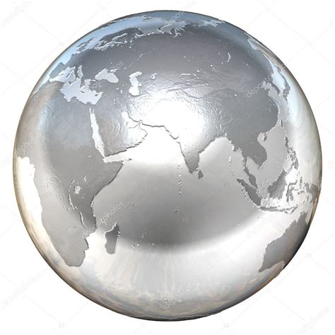 Silver globe — Stock Photo © koya979 #9787179