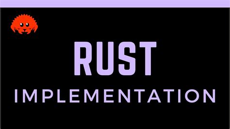 Rust Concepts Implementation Youtube