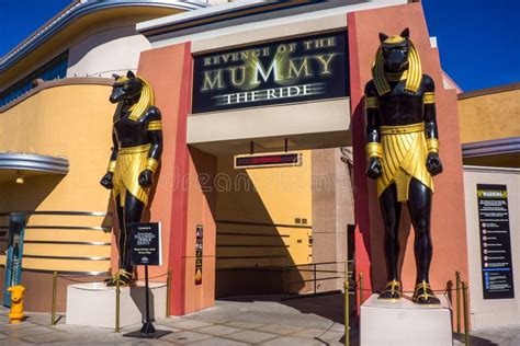 Universal Studios Revenge Of The Mummy Ride Editorial Photo Image Of