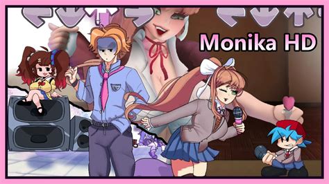 Friday Night Funkin Vs Monika Hd Full Week Mod Showcase Youtube