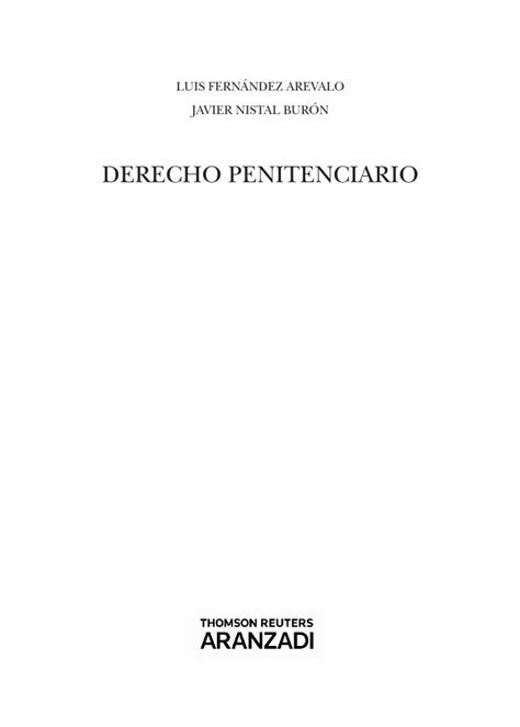 Pdf Derecho Penitenciario Dokumen Tips