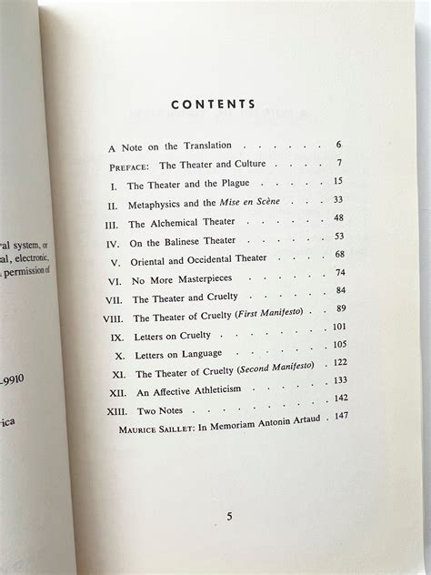 1958 The Theatre And Its Double By Antonin Artaud Wondeful Etsy