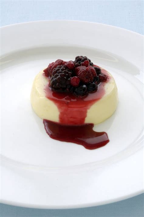 Panna Cotta With New Season Berry Compote Chefs Pencil