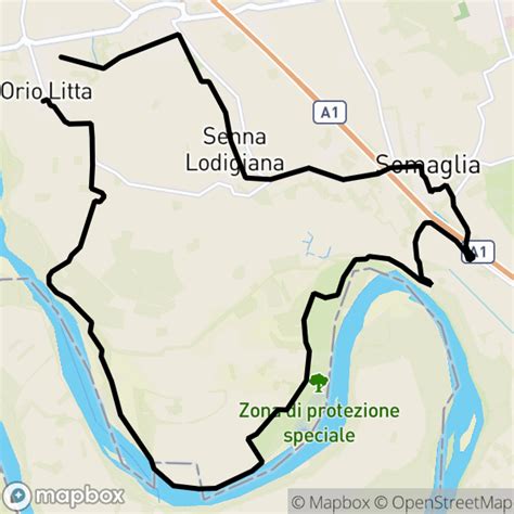 Pavia Piacenza Fidenza Fornovo Taro Mappa Percorso Ciclabile