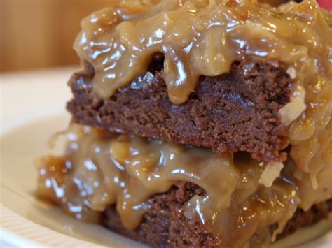 German Chocolate Caramel Brownie Recipe Delishably