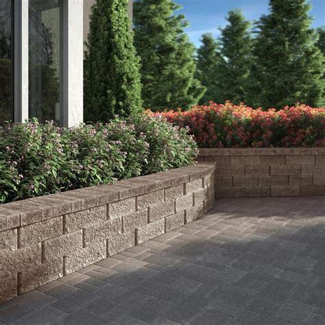 Decorative Cinder Blocks Retaining Wall Shelly Lighting