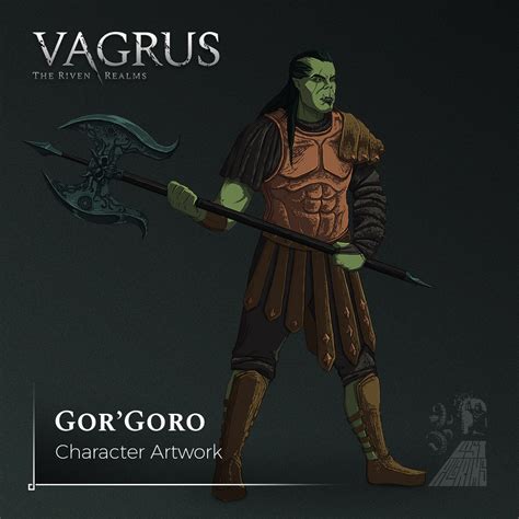 Character Artwork Gorgoro Vagrus The Riven Realms By Lost