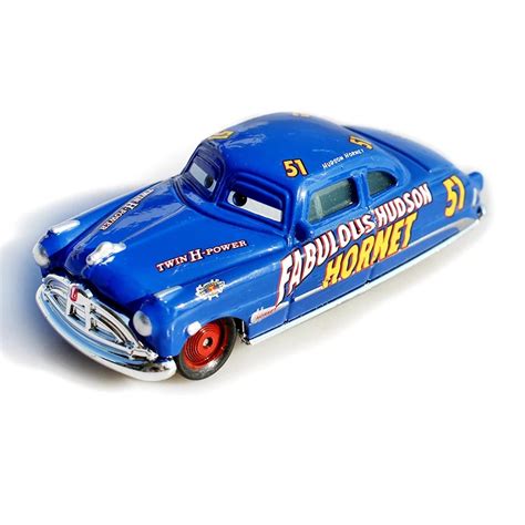 Disney Pixar Cars 2 Fabulous Doc Hudson Hornet Metal Diecast Toy Car