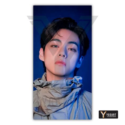 Jual Poster V TAEHYUNG BTS Papan Kayu Ukuran 10 X 20 Hiasan Dinding