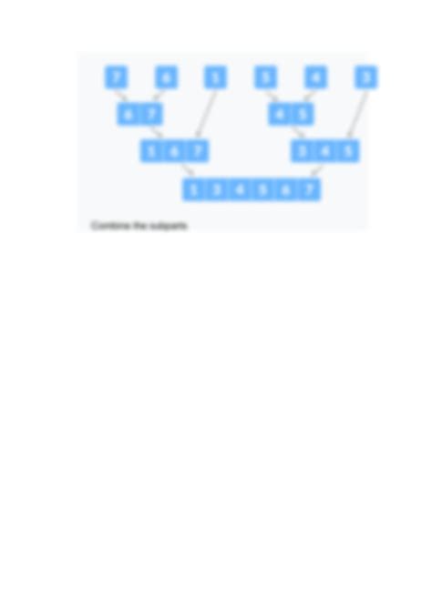 SOLUTION: Divide and conquer algorithm - Studypool