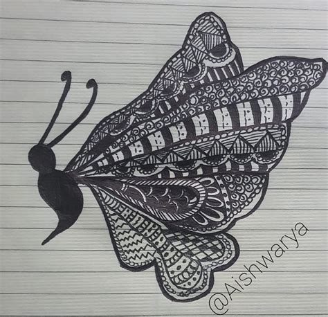 Zentangle and butterfly art | Art gallery, Butterfly art, Artwork