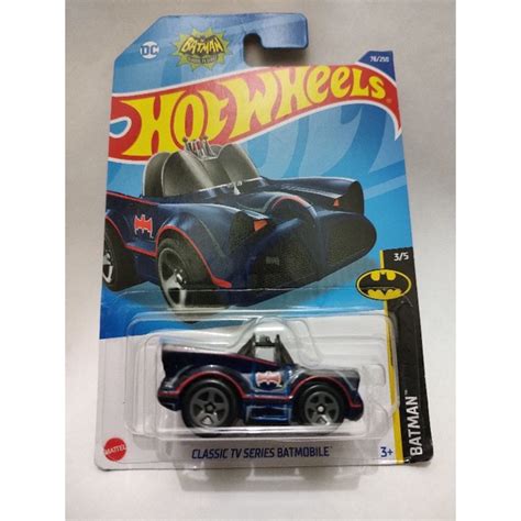 CLASSIC TV SERIES BATMOBILE AZUL HOT WHEELS Shopee Brasil