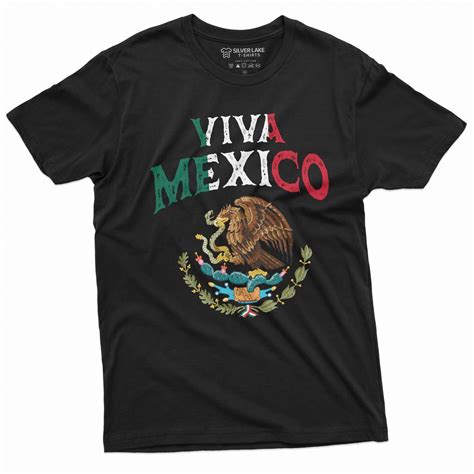 Mens Viva Mexico T Shirt Mexican Independence Day Tee Shirt Patriotic