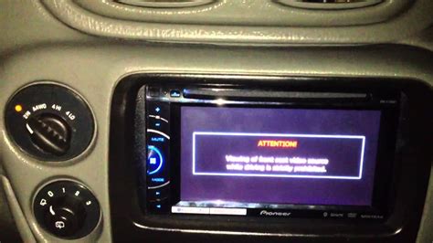 Pioneer Avh X2500bt Installed On A 04 Chevy Trailblazer Youtube