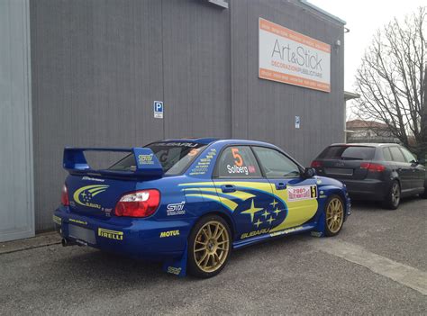 SUBARU IMPREZA WRX Sti Decorazione Con Kit Adesivi Replica Livrea WRC