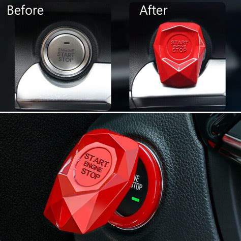 One Click Start Button Decoration Cover Ignition S Grandado