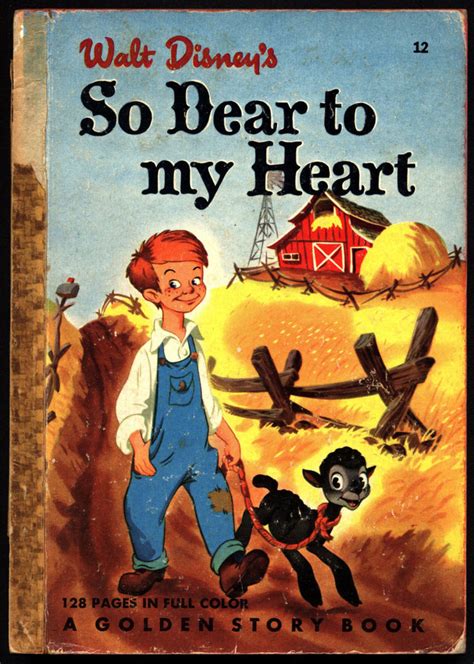 Walt Disney So Dear To My Heart Golden Story Book 12 Sterling North H