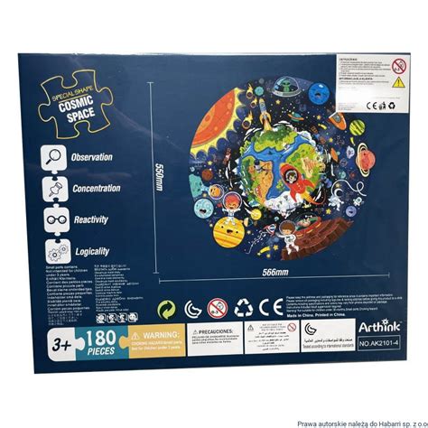 Puzzle Edukacyjne KOSMOS 180 Szt Sklep Habarri Pl