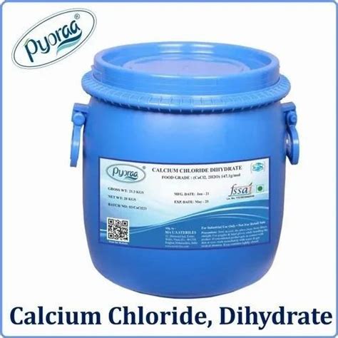 Food Grade Chemical Calcium Chloride Dihydrate For Industrial